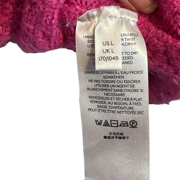 Pink free people cozy sweater in size large. - Picture 8 of 16